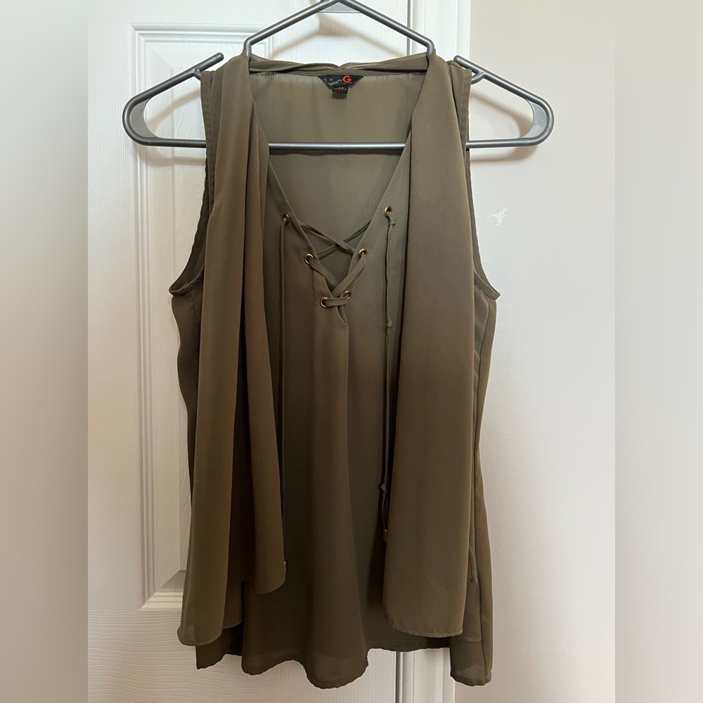 G by Guess Blouse Sleeveless